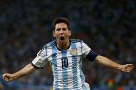 Messi avec l'Argentine
